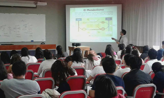 bioquimica con proyector